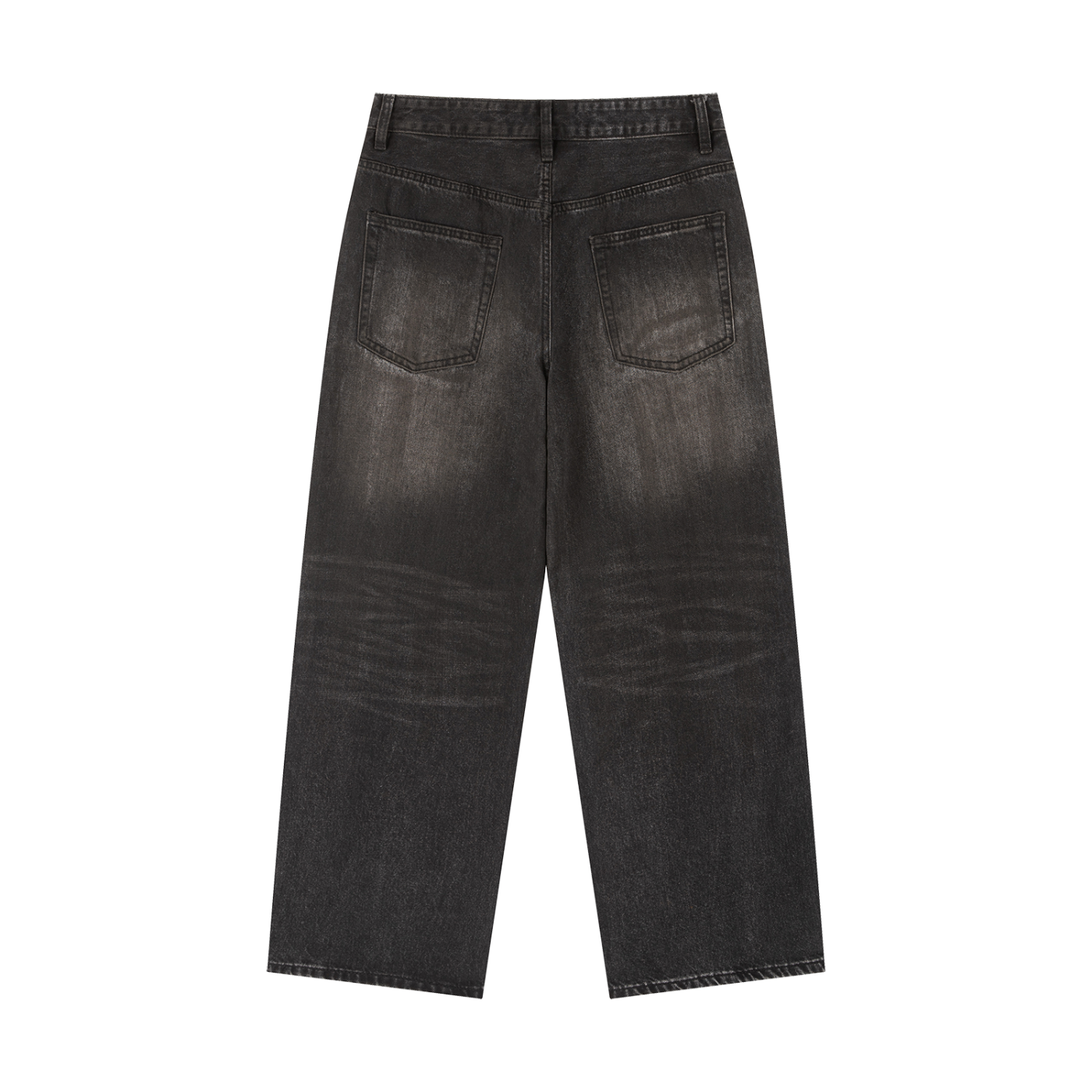 ODMPOD Phantom Denim Jeans showing classic blue denim fabric with stitching and five-pocket design.