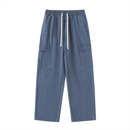 ODMPOD Off Duty Cargo pants in black, featuring multiple pockets and a relaxed fit for casual style and comfort.