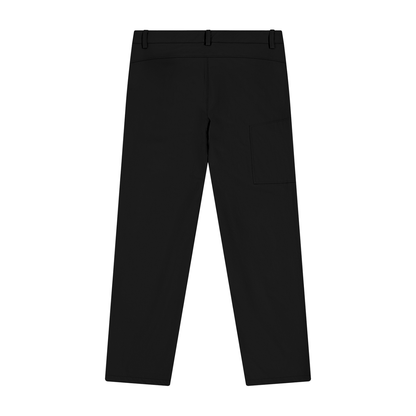 ODMPOD Avenue tapered pants in neutral fabric, featuring a relaxed fit and tapered leg design, shown on a model.