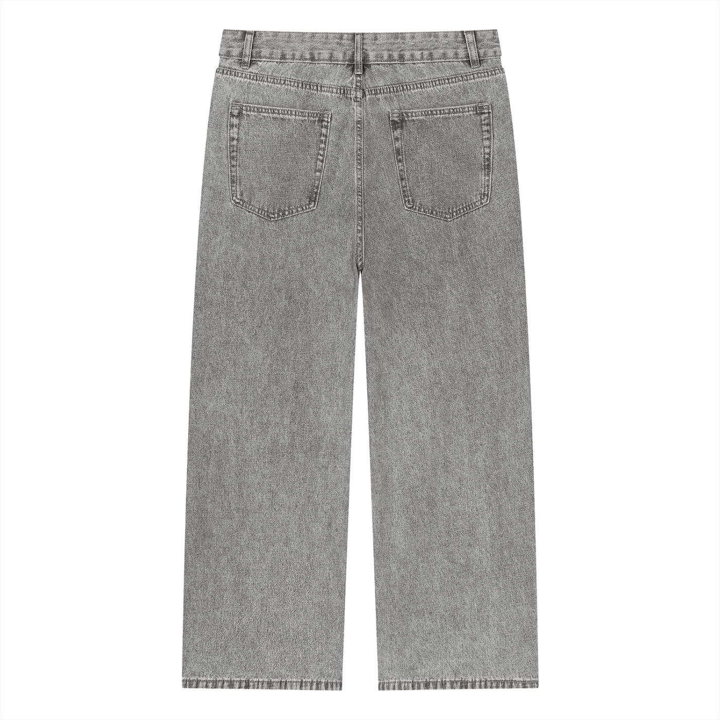 ODMPOD Outbound Denim Jeans showing classic five-pocket design, slim fit cut, and light blue wash on a neutral background.
