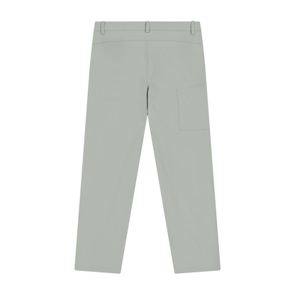 ODMPOD Avenue Tapered Pants in neutral fabric, showcasing a relaxed fit with tapered legs and stylish waistband details.
