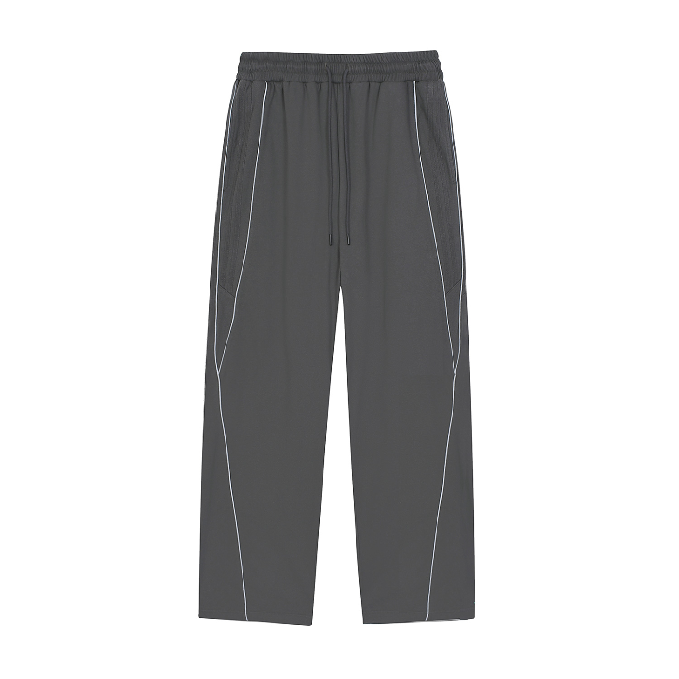 ODMPOD Motion Sweatpants in gray, featuring comfortable elastic waistband and relaxed fit, ideal for casual wear and workouts.