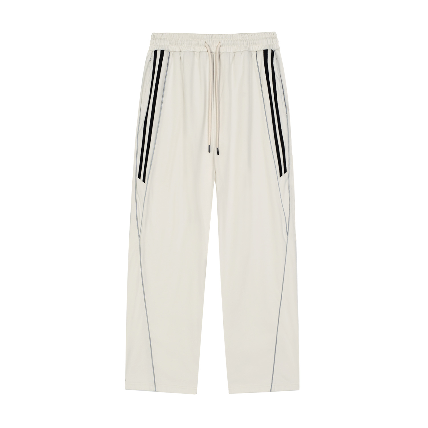 ODMPOD Motion Sweatpants in black showing their relaxed fit and elastic waistband, made from comfortable, lightweight fabric.