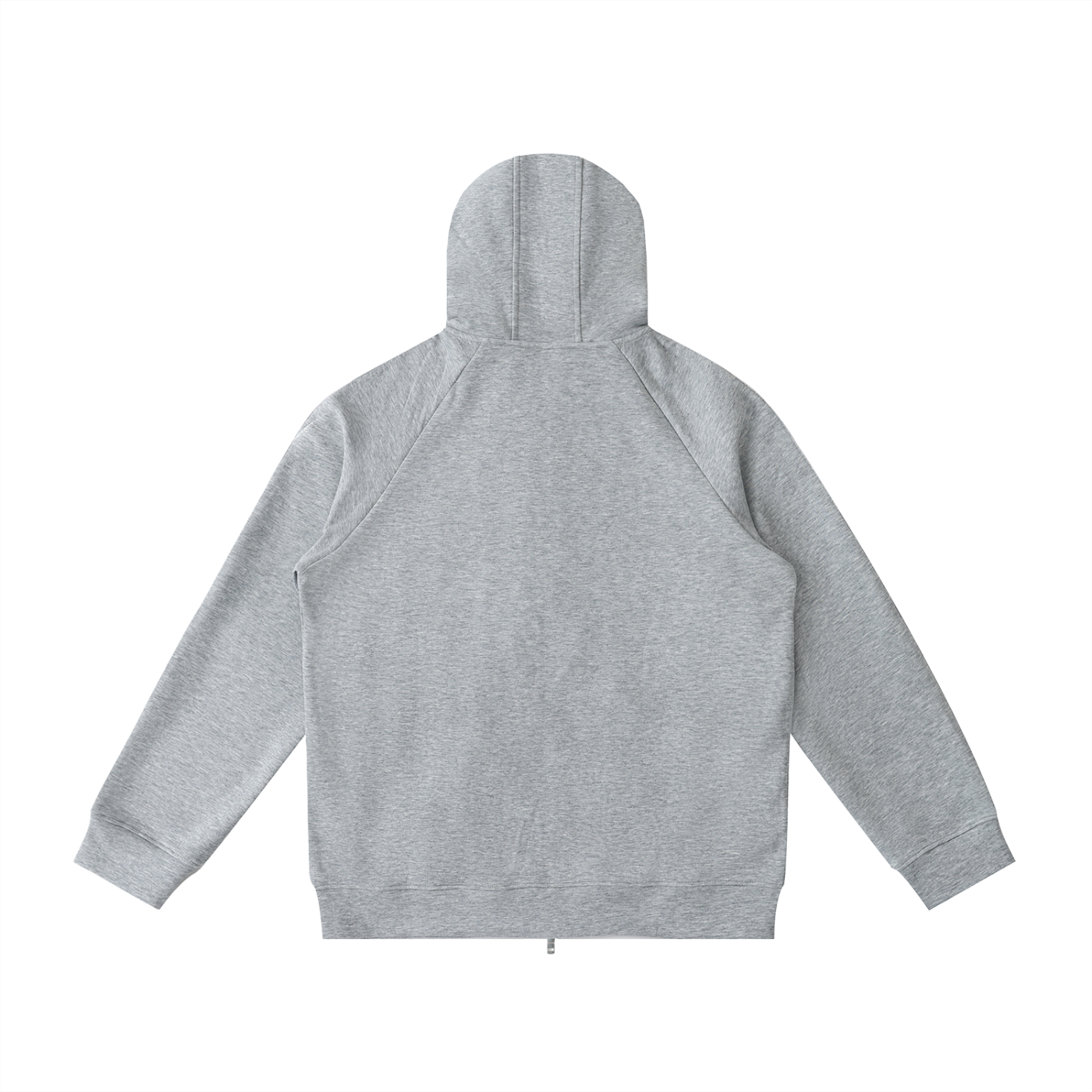 ODMPOD Northline Zip Hoodie shown in black with front zipper, hood, and adjustable drawstrings, casual and comfortable for everyday wear.