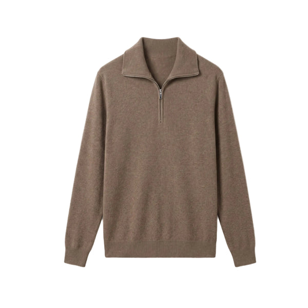 Altair Quarter Zip — Taupe