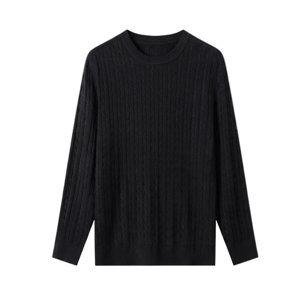 Côte Cable Knit — Black