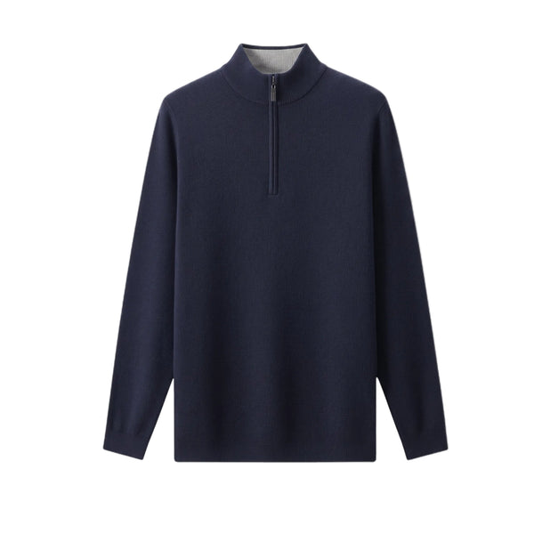 Rive Quarter Zip — Navy