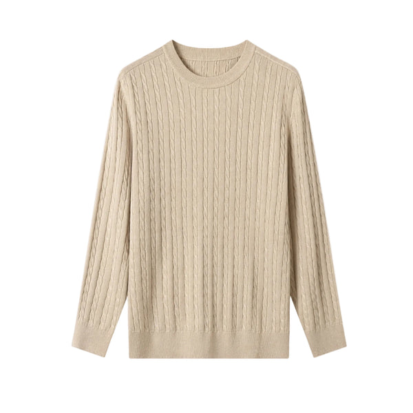 Côte Cable Knit — Beige