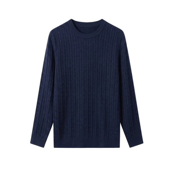 Côte Cable Knit — Navy