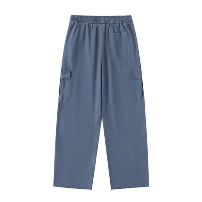 ODMPOD Off Duty Cargo pants showing a relaxed fit with multiple cargo pockets in a casual outdoor setting
