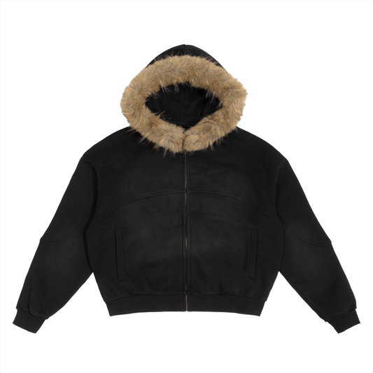 Northbound Jacket by ODMPOD, shown in a sleek, modern design with a close-up of the fabric and stylish fit.