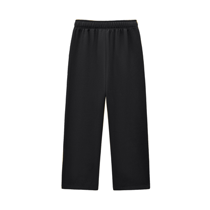 ODMPOD Presence sweatpants in gray, showcasing relaxed fit and soft fabric, perfect for comfortable casual wear.