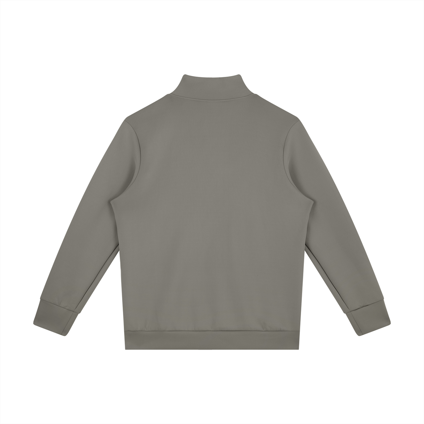 ODMPOD Atlas quarter zip in black, featuring a high collar and front zipper, perfect for casual or active wear.
