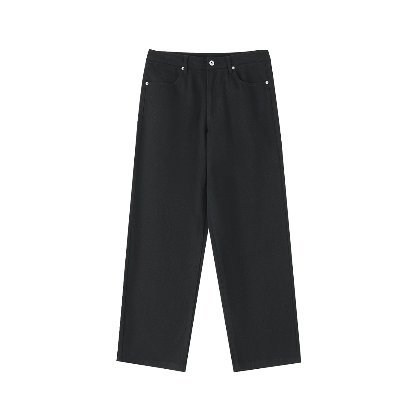 ODMPOD Interval Pants shown in black, featuring a relaxed fit and elastic waistband, ideal for activewear and casual wear.