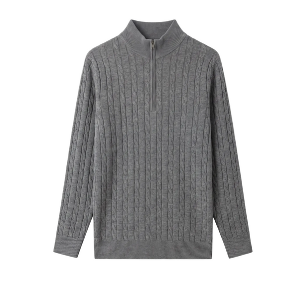 Monaco Quarter Zip — Grey